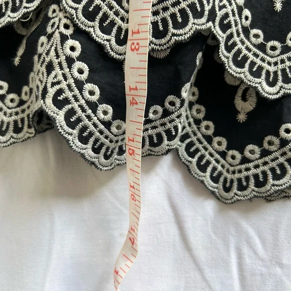 Embroidered Ruffle Mini Skirt - Picture 6 of 6